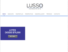 Tablet Screenshot of lussocondominio.com